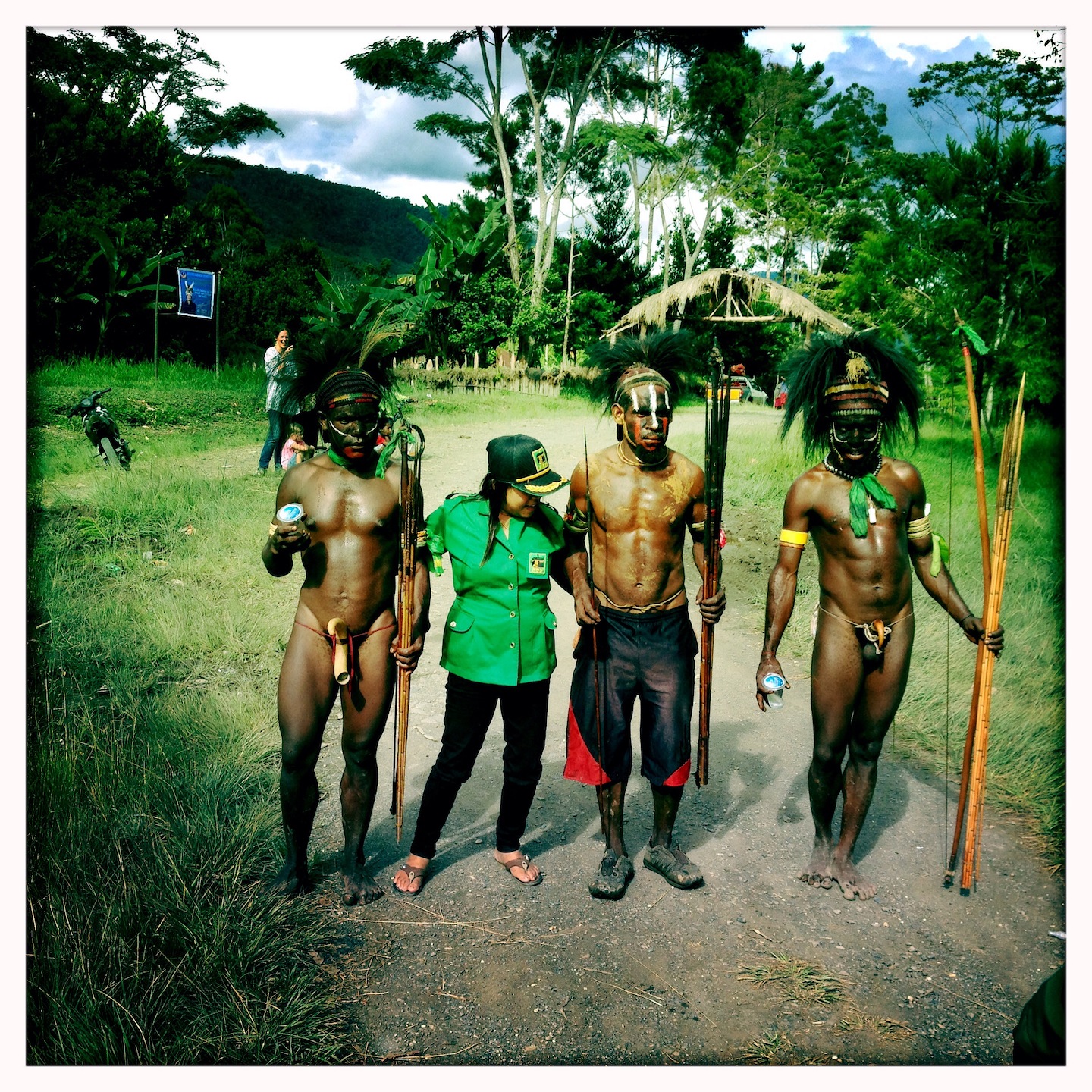 A happy PPP cadre with local supporters - Bobby Anderson 7. Anderson5